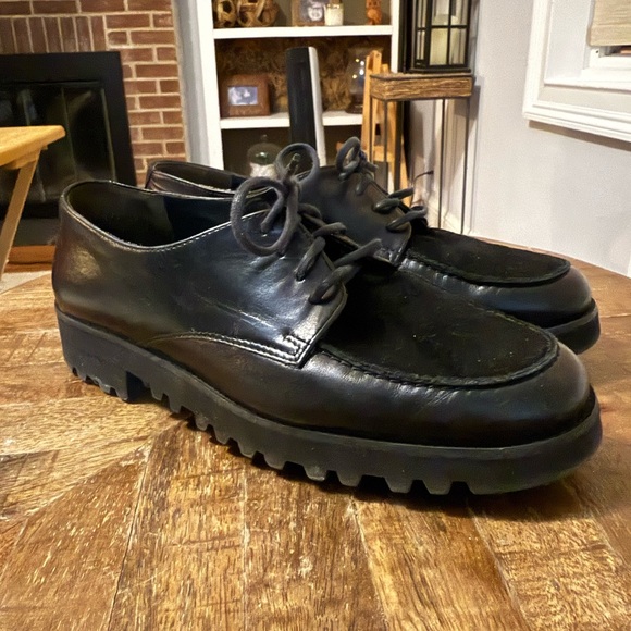 Paul Green Leather Lace Up Loafers 7 - Picture 10 of 12